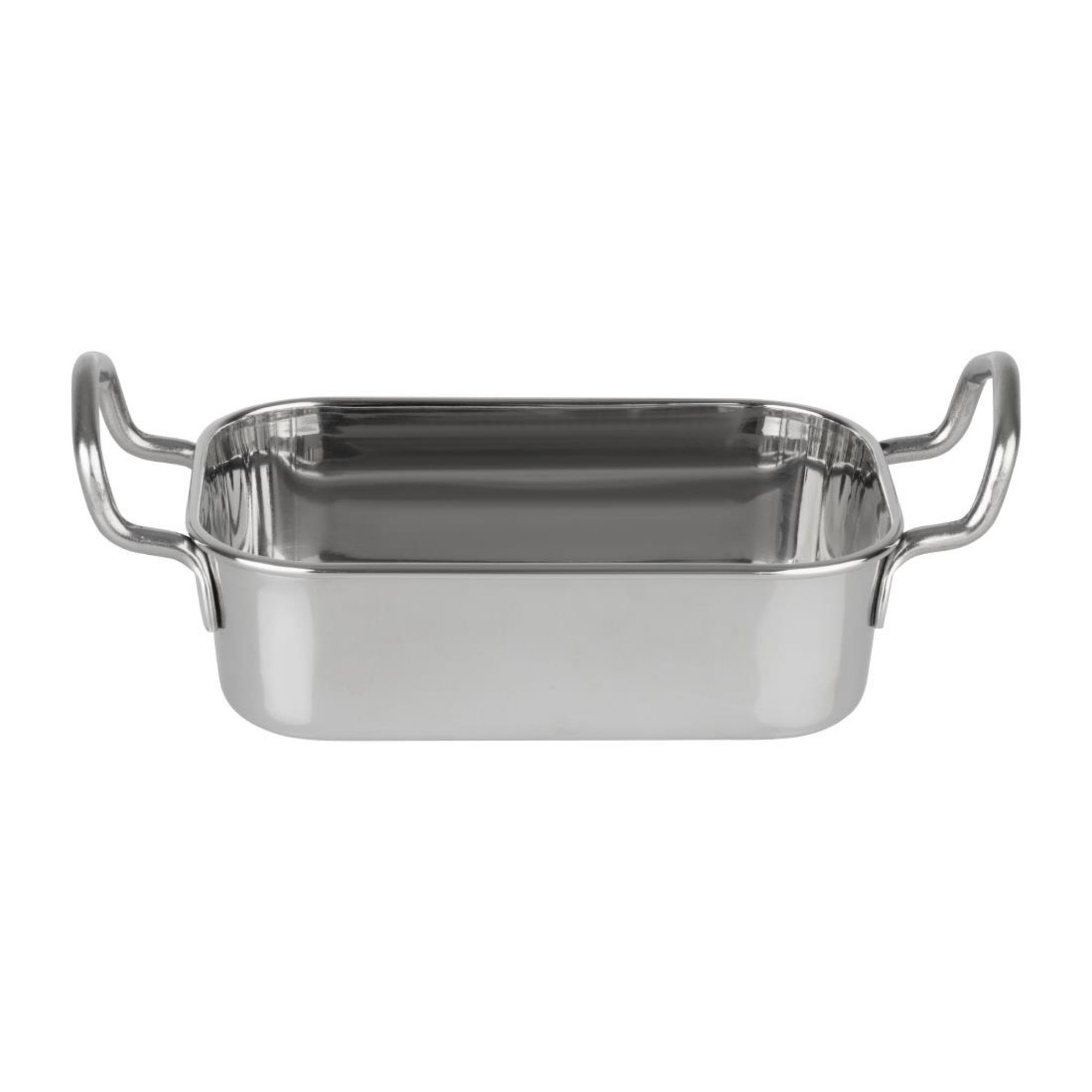 Picture of Olympia Table Presentation Rectangular Dish Stainless Steel 140x90mm - HY122