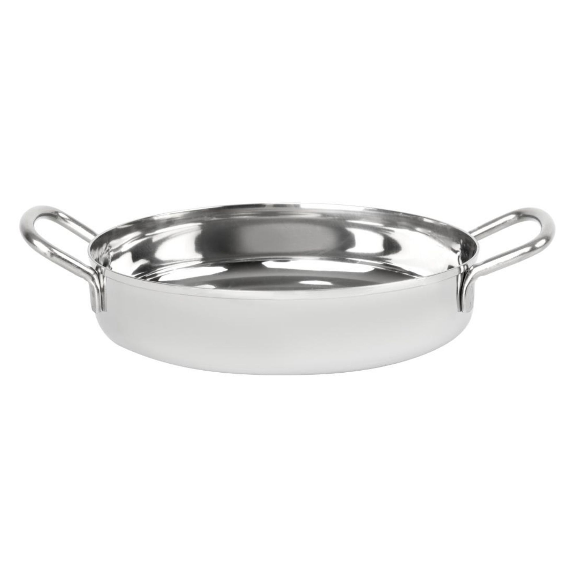 Picture of Olympia Table Presentation Double Handle Dish Stainless Steel 180mm - HY102
