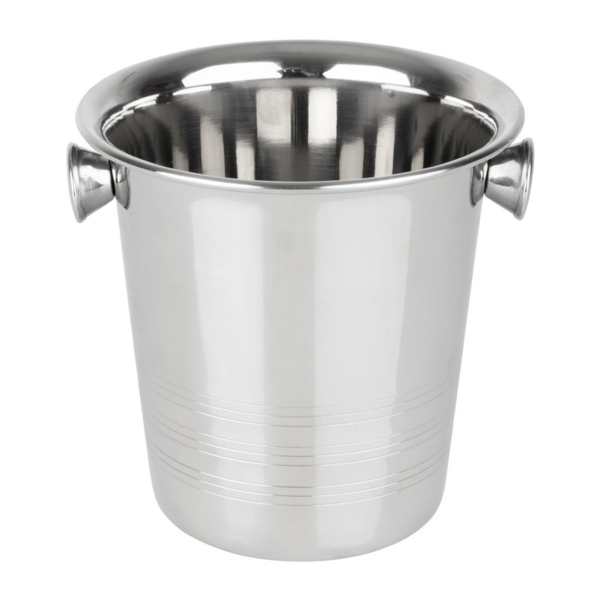 Picture of Olympia Ice Bucket with Handles and Etch Detail Stainless Steel 1050ml - HY121