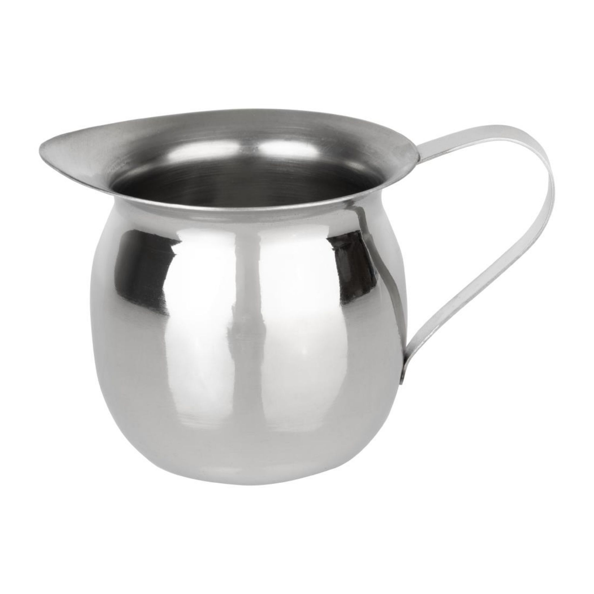 Picture of Olympia Stainless Steel Mini Milk Jug 120ml (6 Pack) - HY118