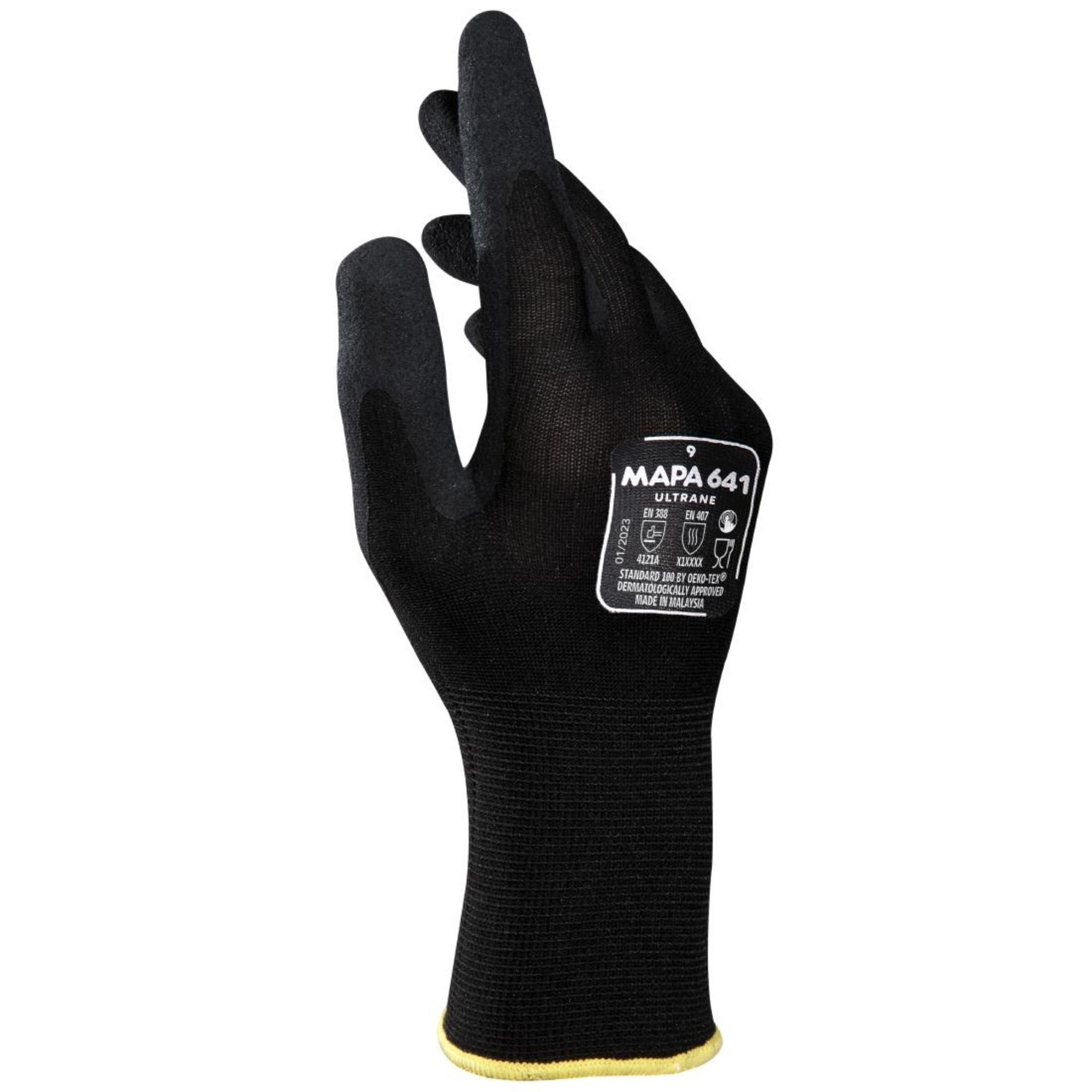 Picture of Mapa Ultrane 641 Precision Work Gloves Size 7 Medium (One Pair) - HX944-M