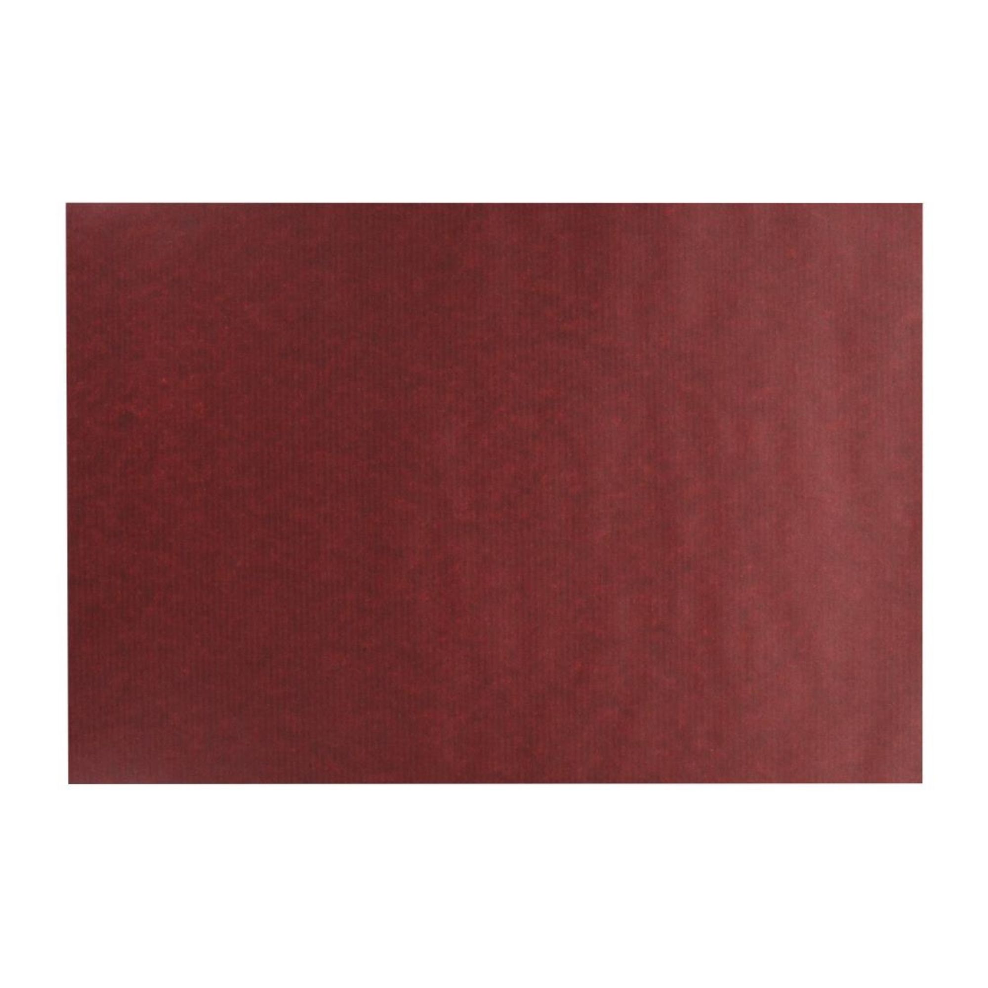 Picture of Europochette Kraft Burgundy Recycled Paper Tablemat 430x300mm (250 pack) - HX987