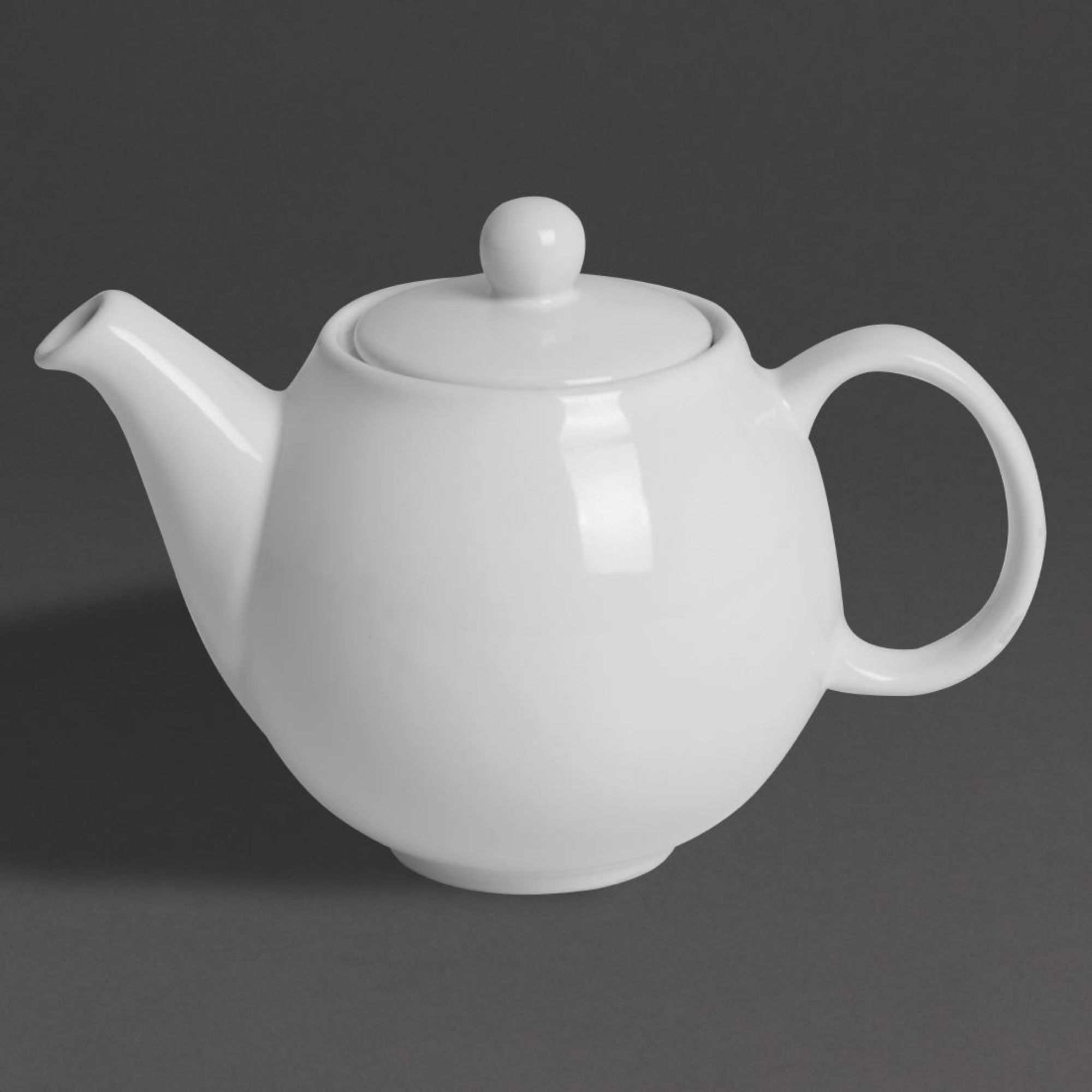 Picture of Olympia Café Teapot White 450ml (2 Pack) - HX794