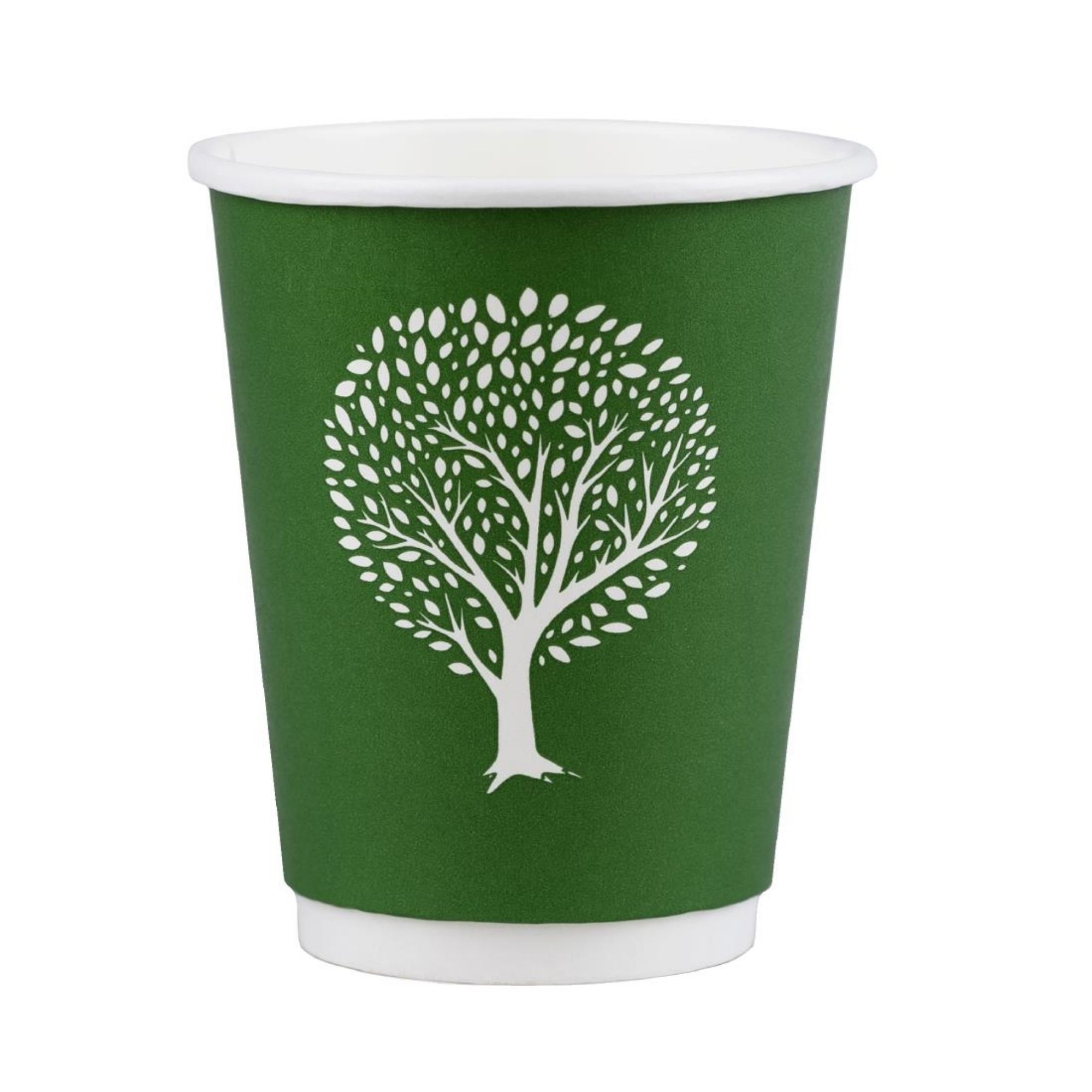 Picture of Vegware Green Tree Double Wall Hot Cups 12oz 89-Series (500 pack) - HX487