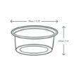 Picture of Vegware PLA Cold Portion Pots 3oz (2000 pack) - HX482