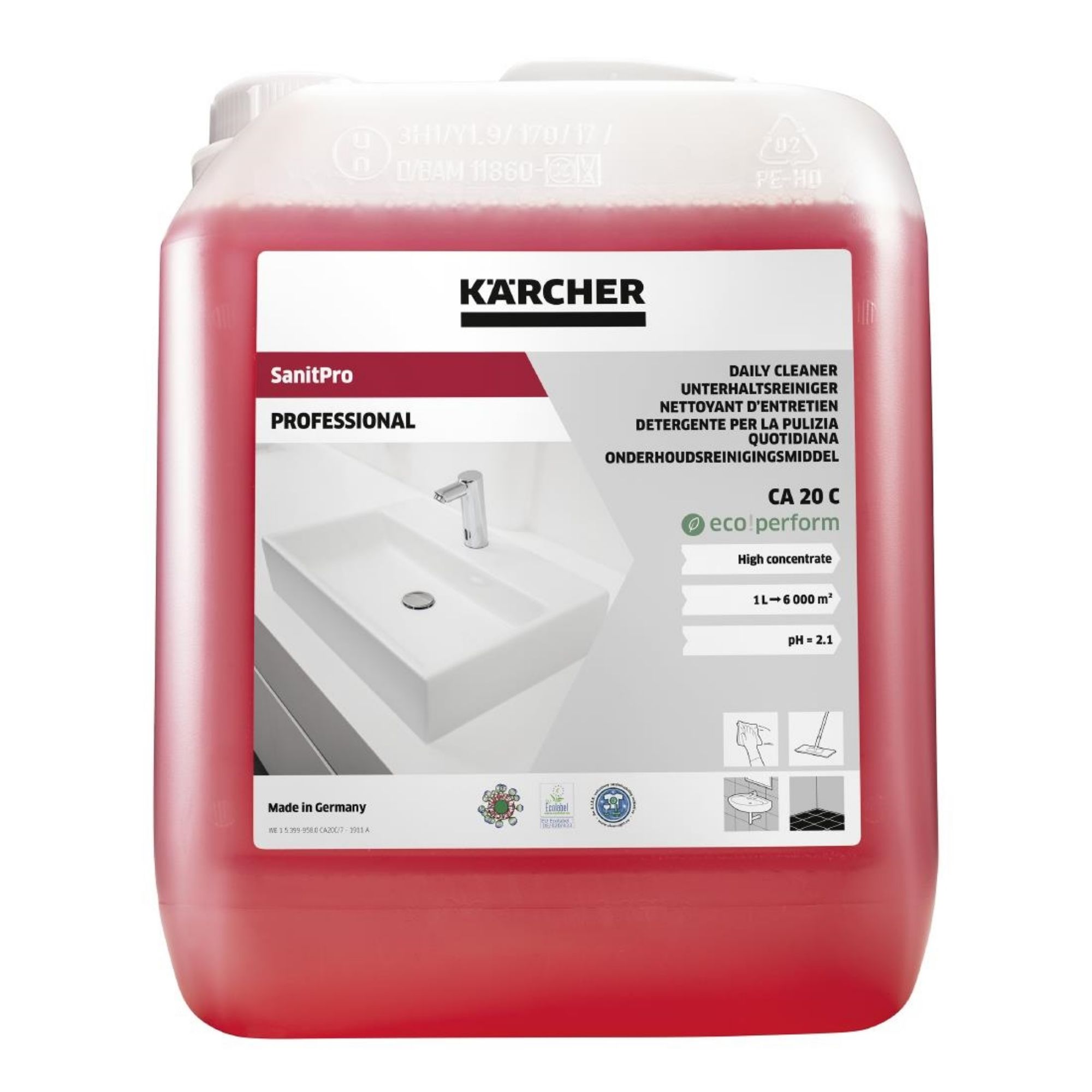 Picture of Karcher SanitPro Daily Cleaner CA 20 C eco!perform 5Ltr - HX437