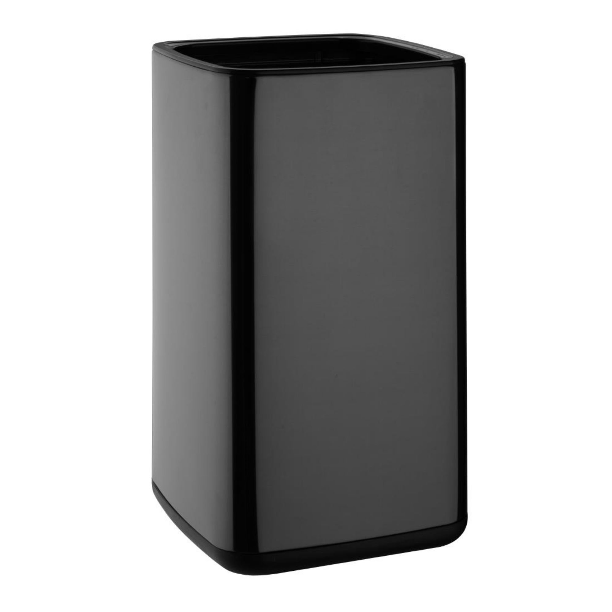 Picture of Bolero Square Waste Bin Titanium Black 7Ltr - HX259