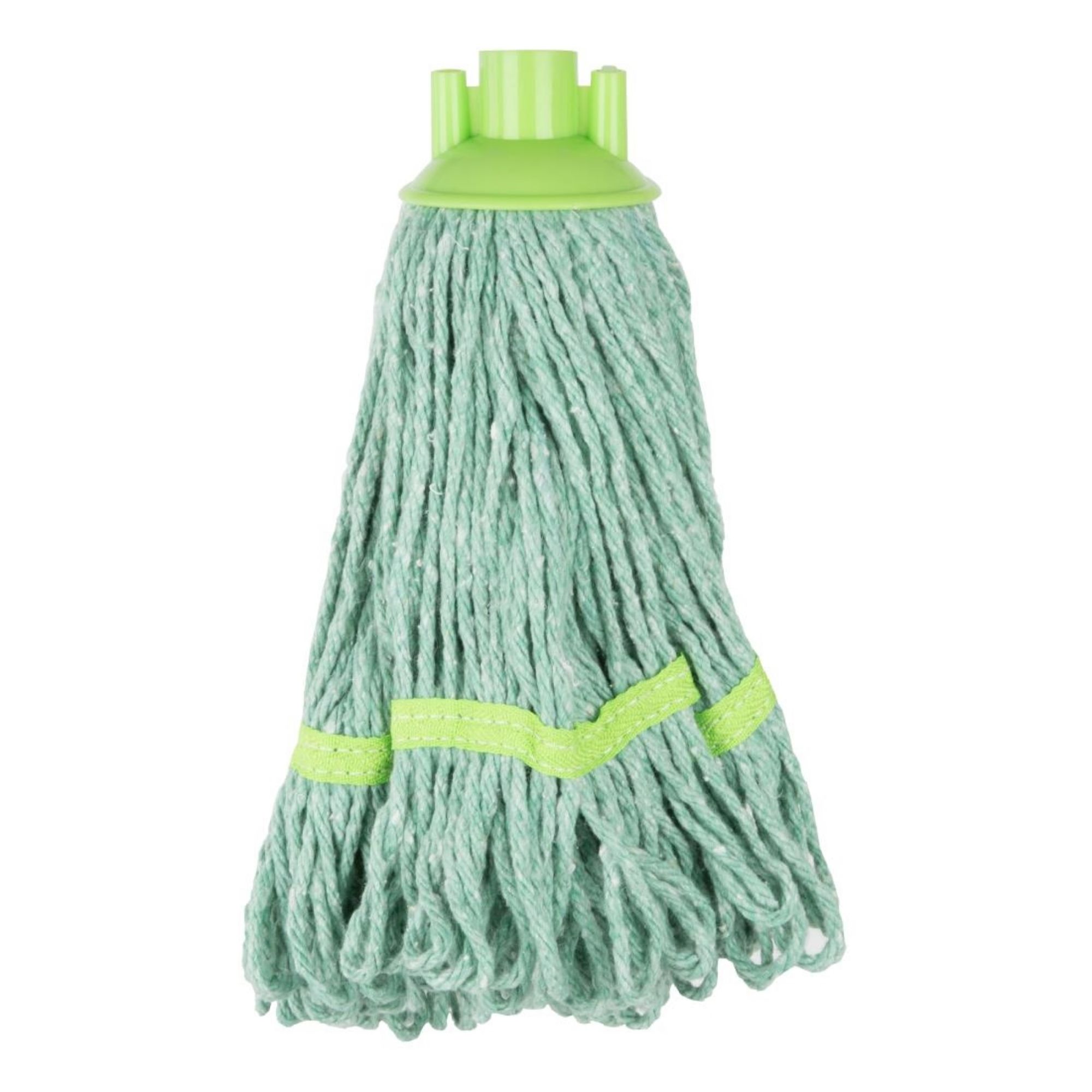 Picture of Jantex Deck Mop Head Green Stripe 200g - HX246