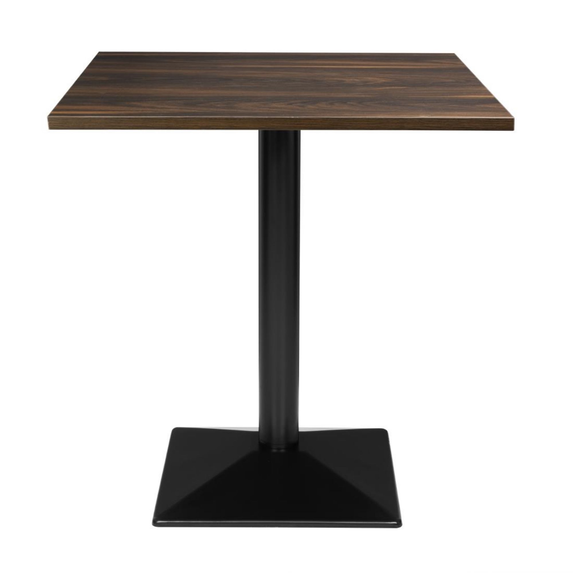 Picture of Bolero Complete Table Square Dark Wood Effect 700mm - HW850