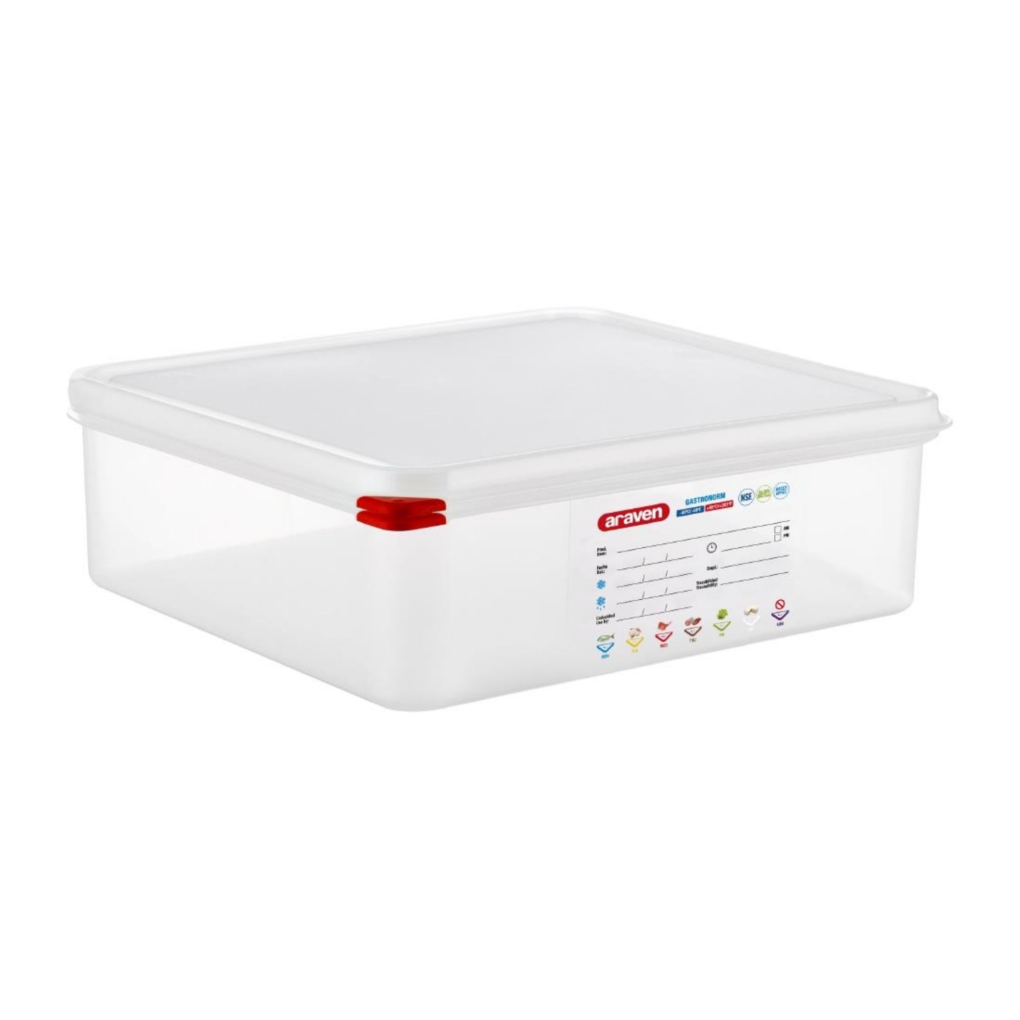 Picture of Araven Transparent Airtight Container GN 2/3 100mm 9Ltr - HW676