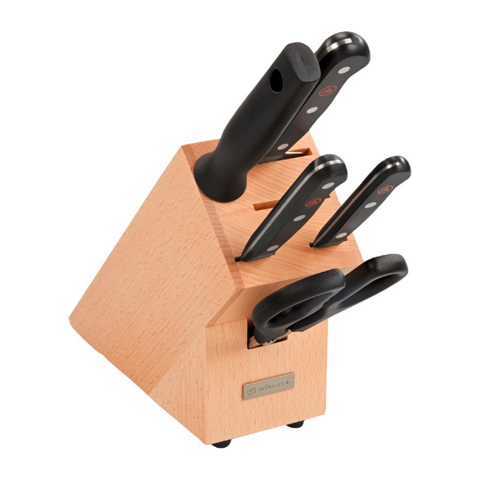 Picture of Wüsthof Gourmet Knife Block (Chef's, Utility, Paring, Honing Steel, Kitchen Shears, Knife Block) (6 Pack) - HW975