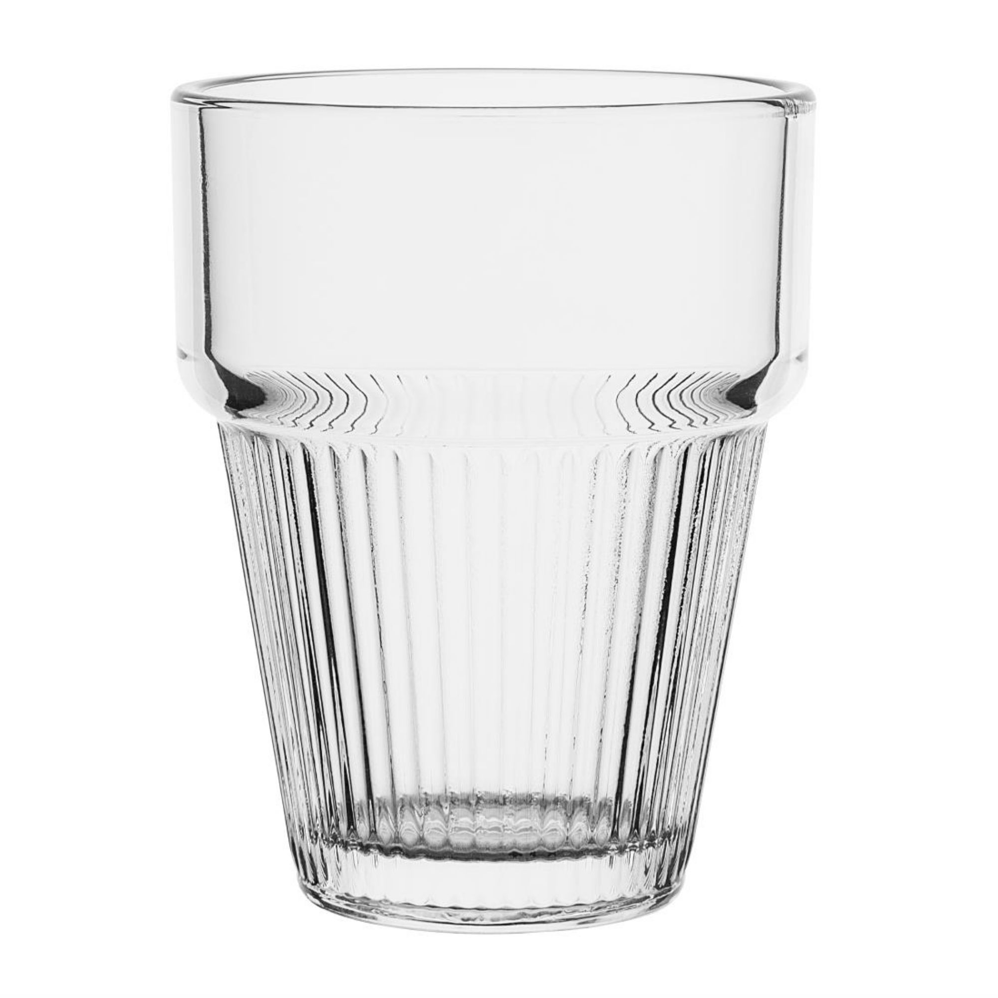 Picture of Olympia Ridged Stacking Tumblers 150ml (6 pack) - HW797