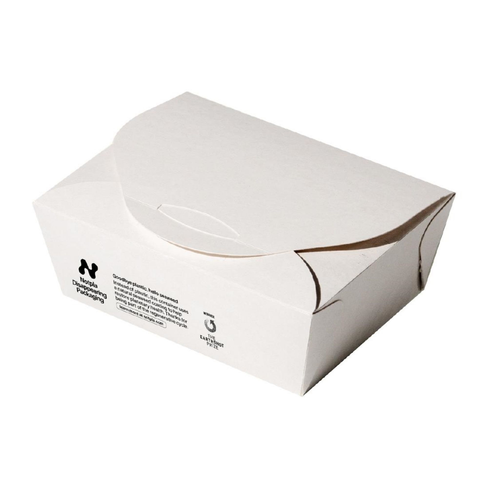 Picture of Notpla Medium Takeaway Boxes 1200ml - White (250 Pack) - HW502