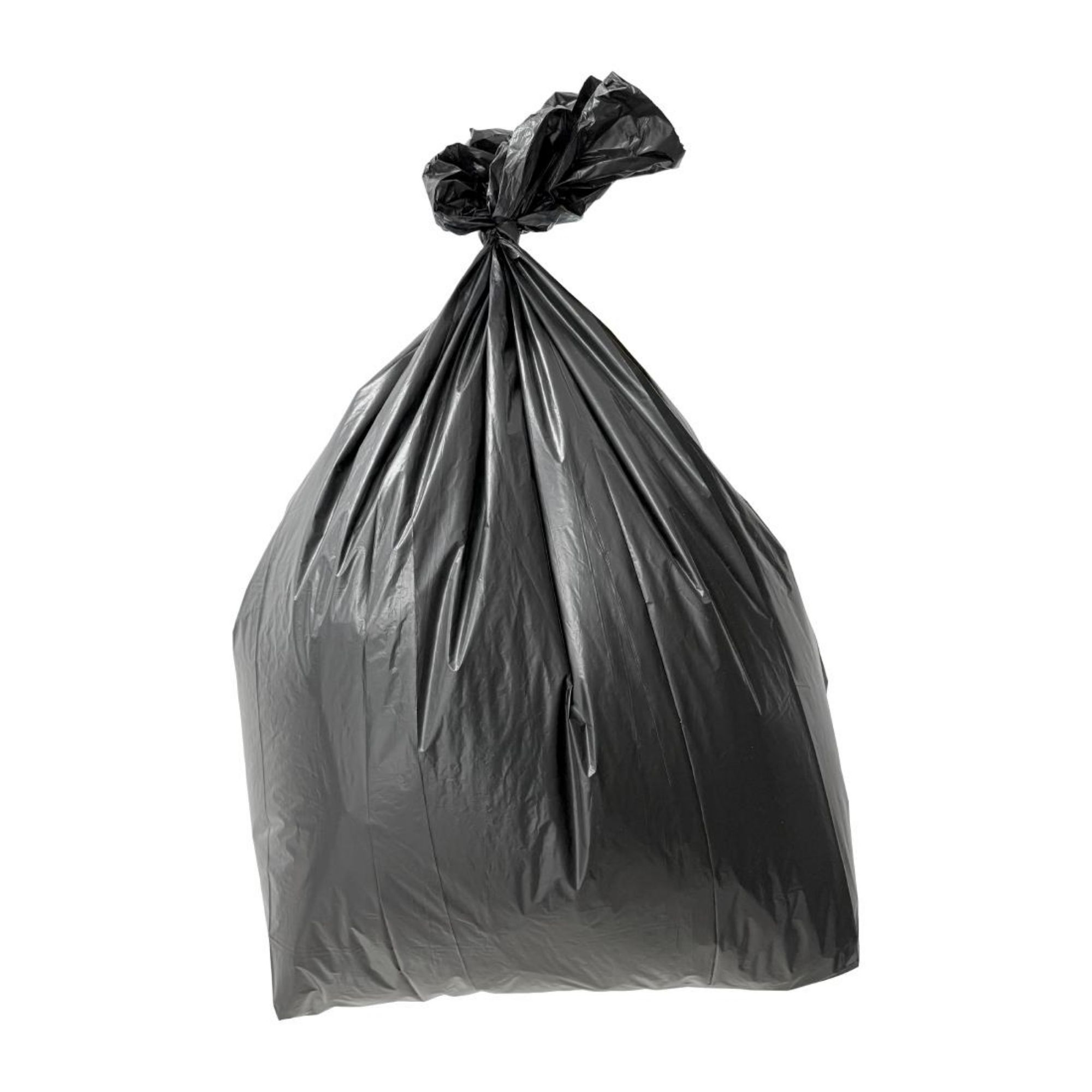Picture of Jantex Medium Duty Bin Bags Black 80Ltr (200 Pack) - HW695
