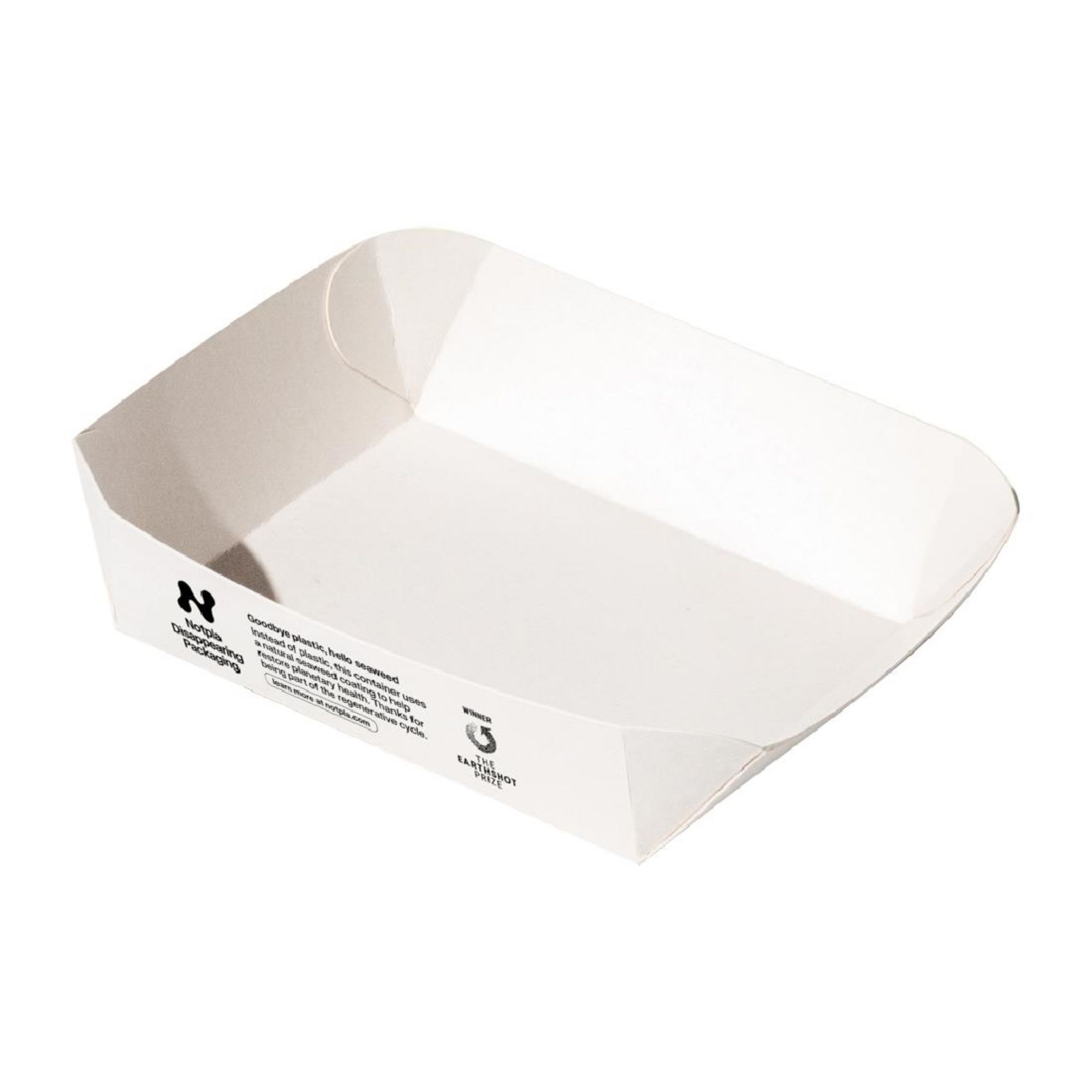 Picture of Notpla 6"x6" Square Trays - White (600 Pack) - HW508