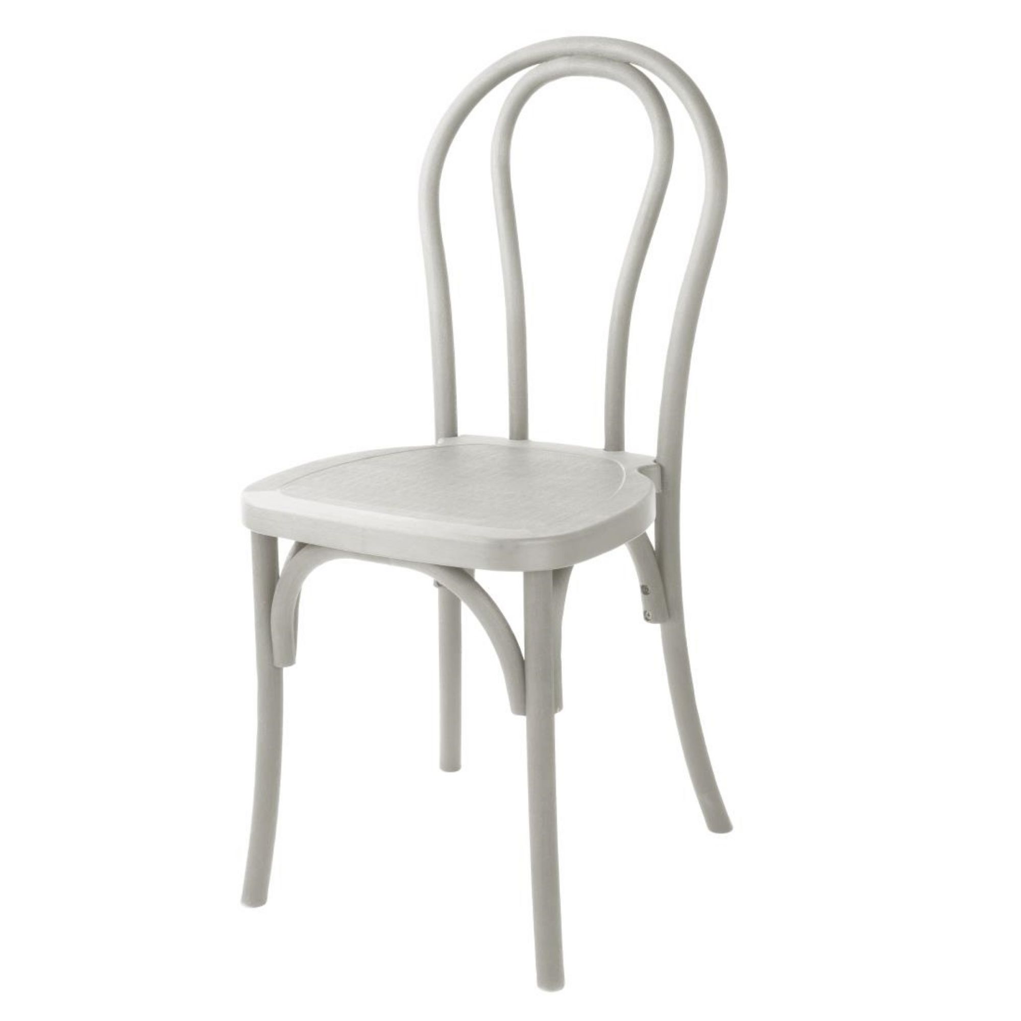 Picture of Bolero Soho Bentwood Style Resin Chairs Limewash (4 Pack) - HW288
