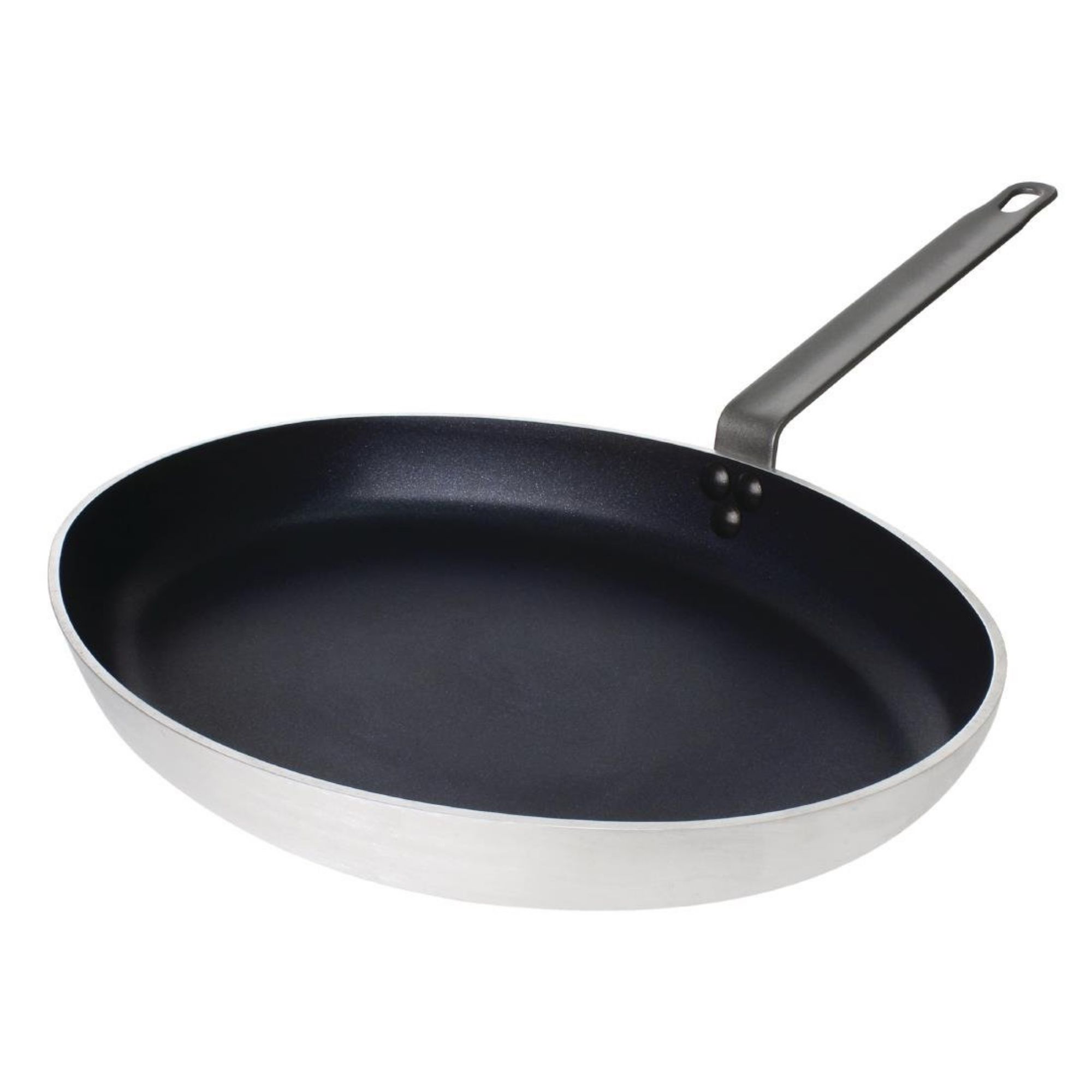Picture of Vogue Aluminium Non-Stick Teflon Platinum Plus Oval Frying Pan 36cm - HT988