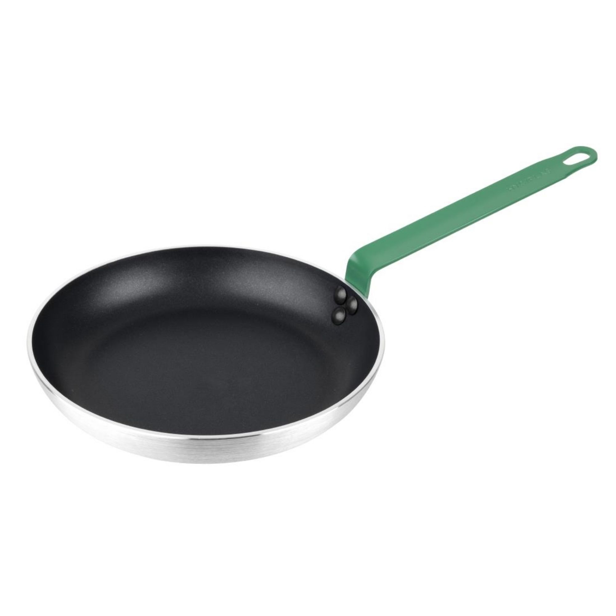 Picture of Hygiplas Aluminium Non-stick Teflon Platinum Plus Frying Pan Green Handle 28cm - HT963