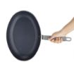 Picture of Vogue Aluminium Non-Stick Teflon Platinum Plus Oval Frying Pan 36cm - HT988