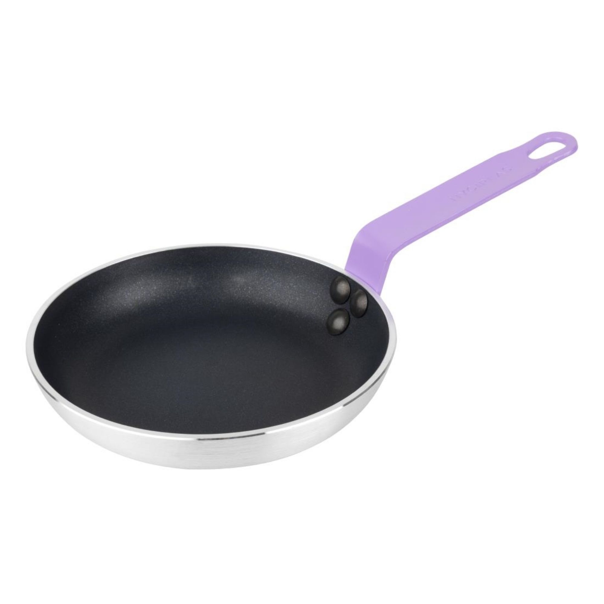 Picture of Hygiplas Aluminium Non-Stick Teflon Platinum Plus Frying Pan with Purple Handle 20cm - HT967