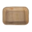 Picture of Fiesta Compostable Deep Palm Leaf Plates Rectangular 250mm (100 pack) - HT874
