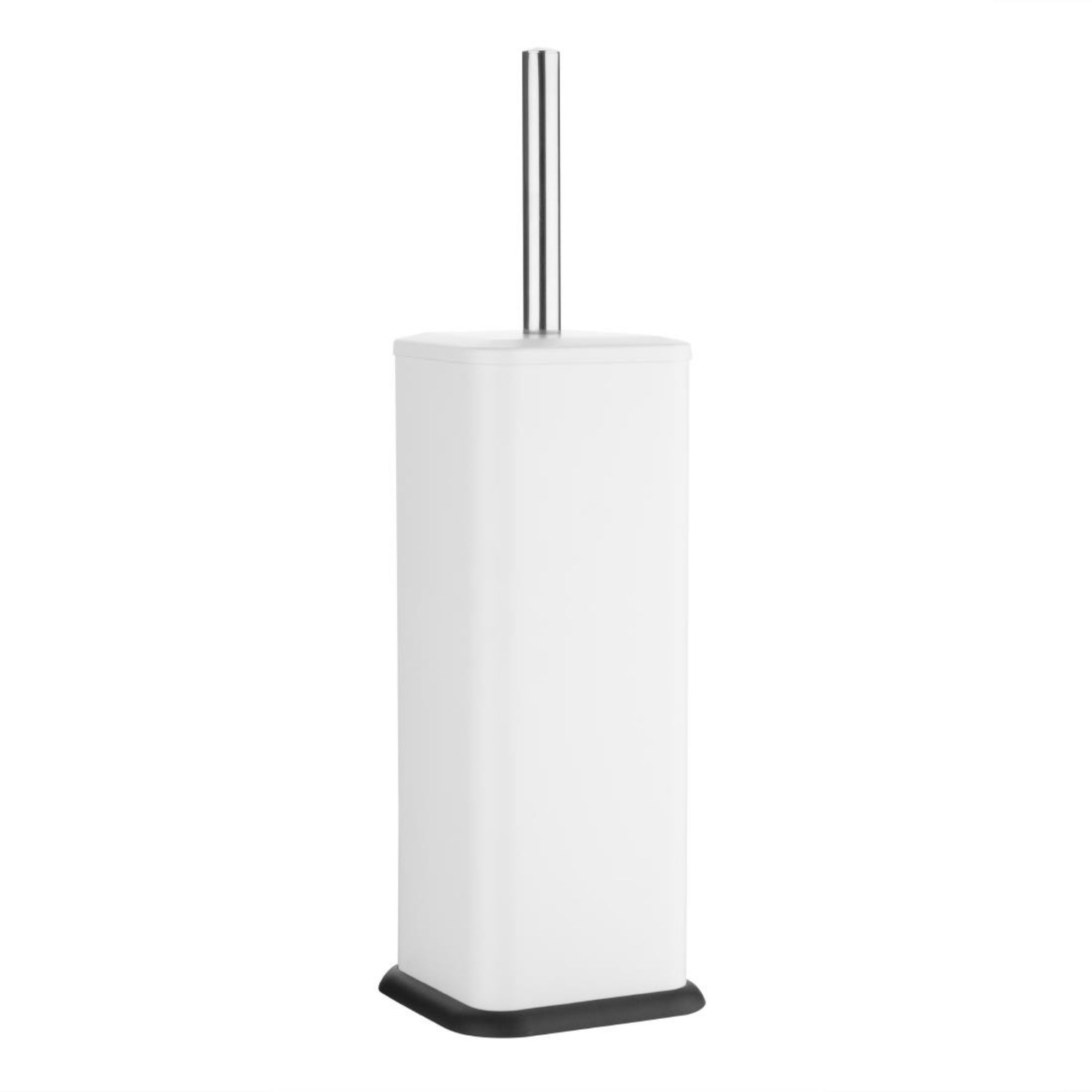 Picture of Jantex Square Toilet Brush and Holder - White - HT477