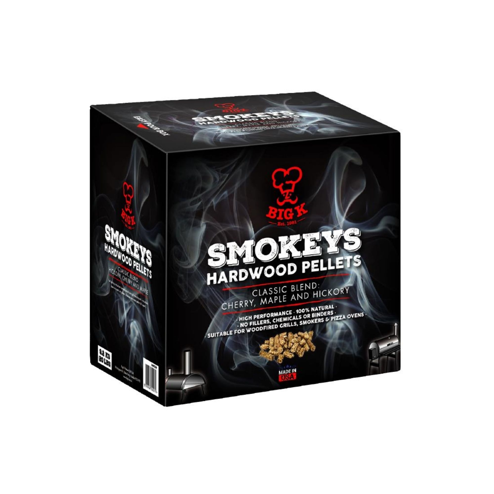 Picture of Big K Smokeys Hardwood Pellets 9.2kg - HP293