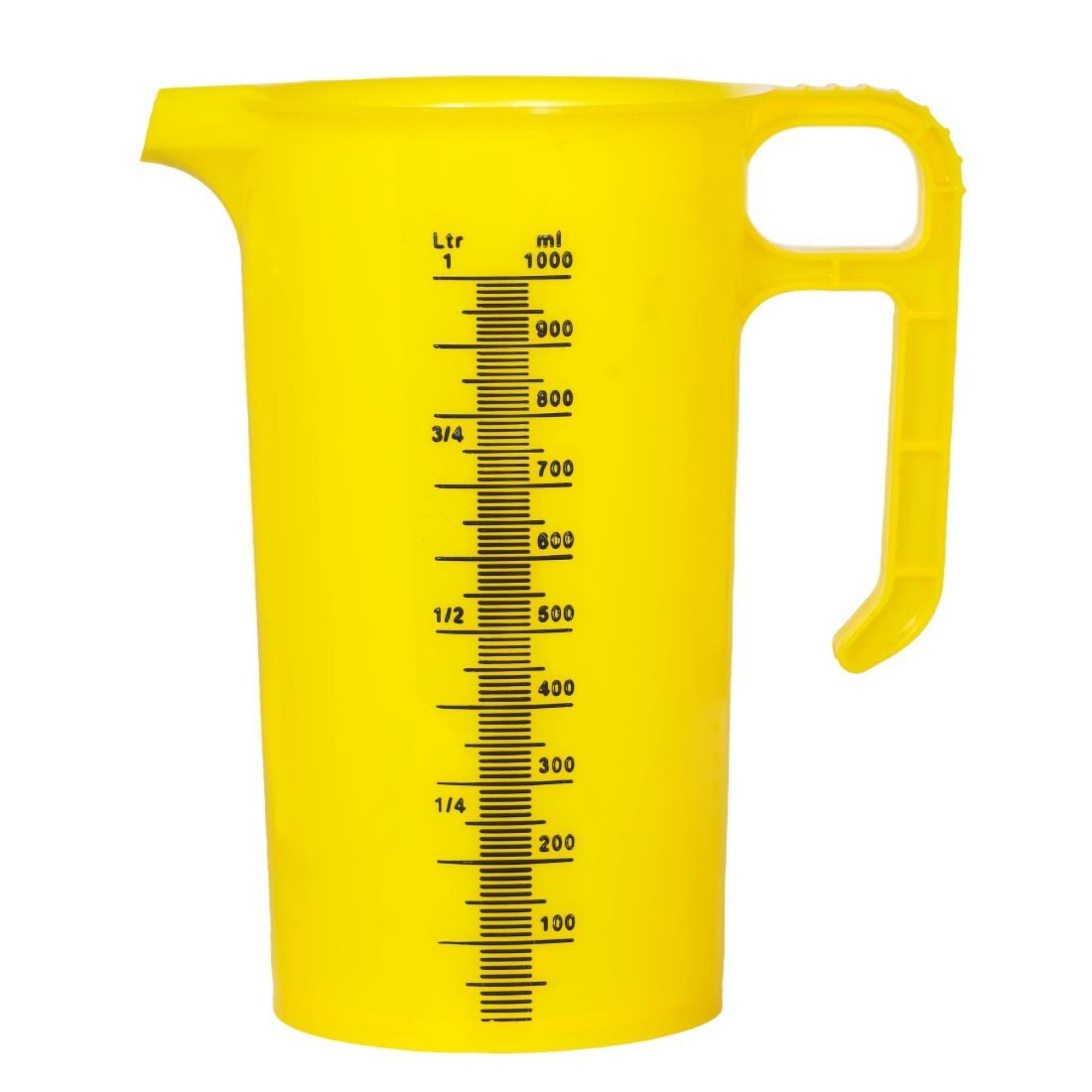 Picture of Pro-Measures Polypropylene Measuring Jug Yellow 1Ltr - HP869