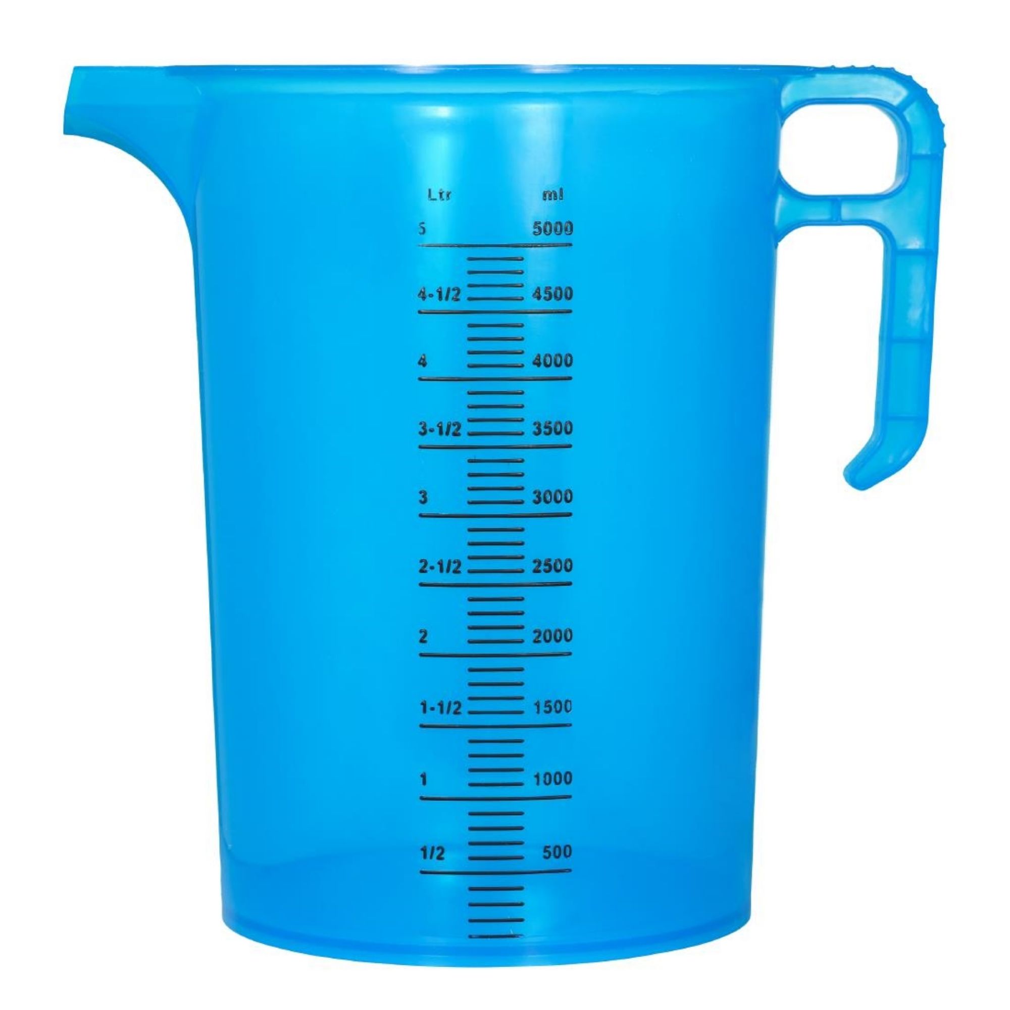Picture of Pro-Measures Polypropylene Measuring Jug Blue 5Ltr - HP868