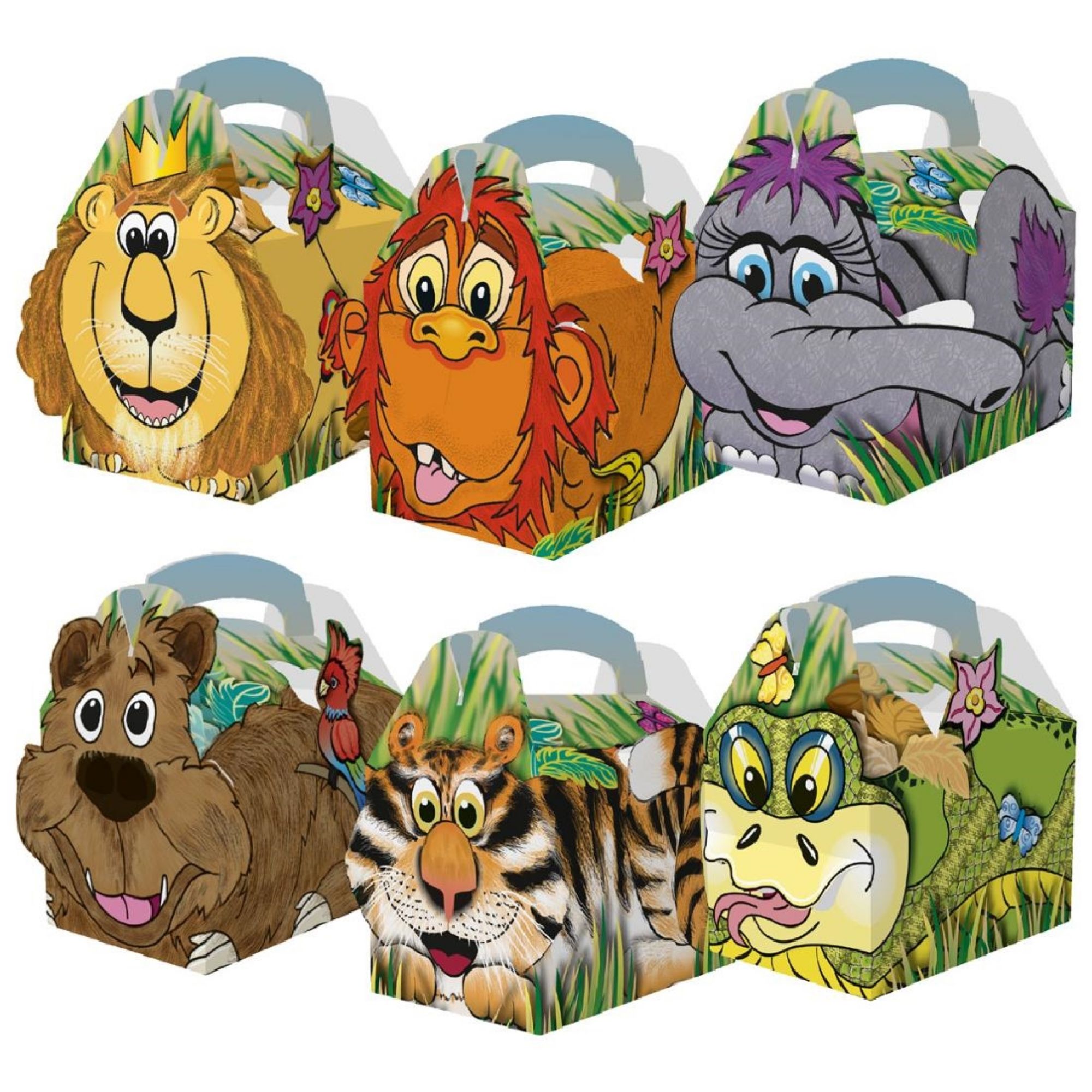 Picture of Colpac Jungle Lion Children's Meal Boxes (250 Pack) - HP699