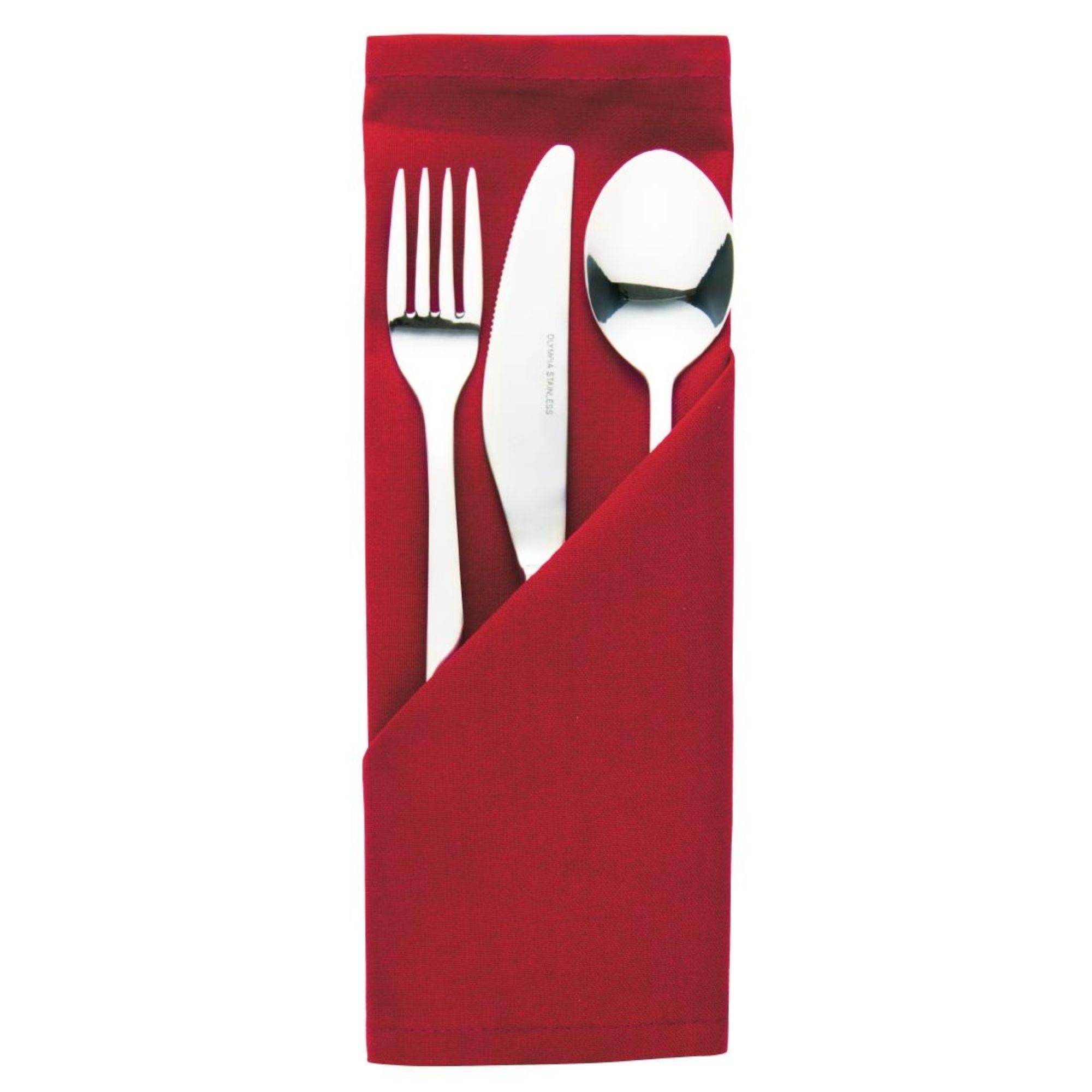 Picture of Occasions Polyester Napkins Burgundy (10 pack) - HB566