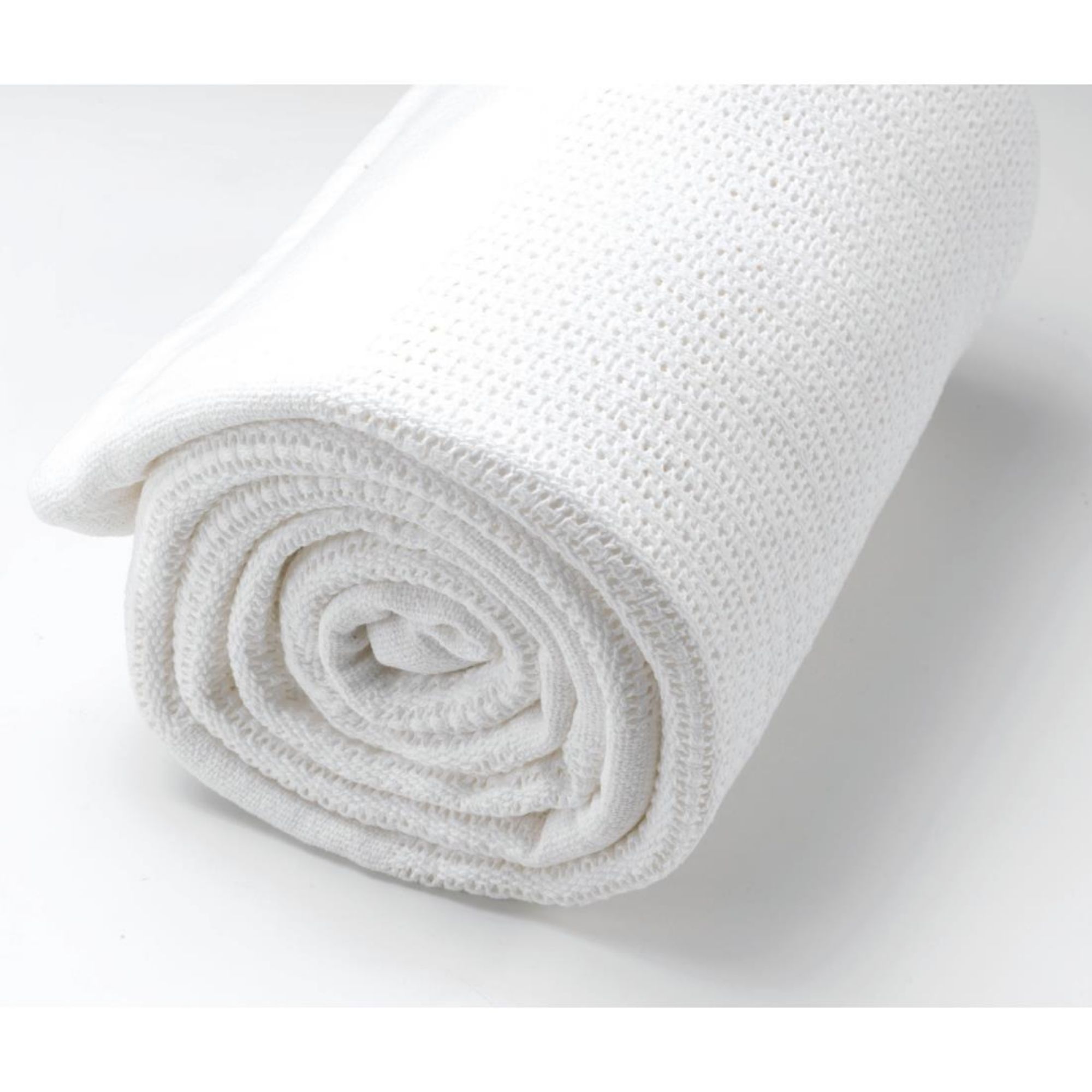 Picture of Mitre Essentials Cellular Blanket White Single - GU400