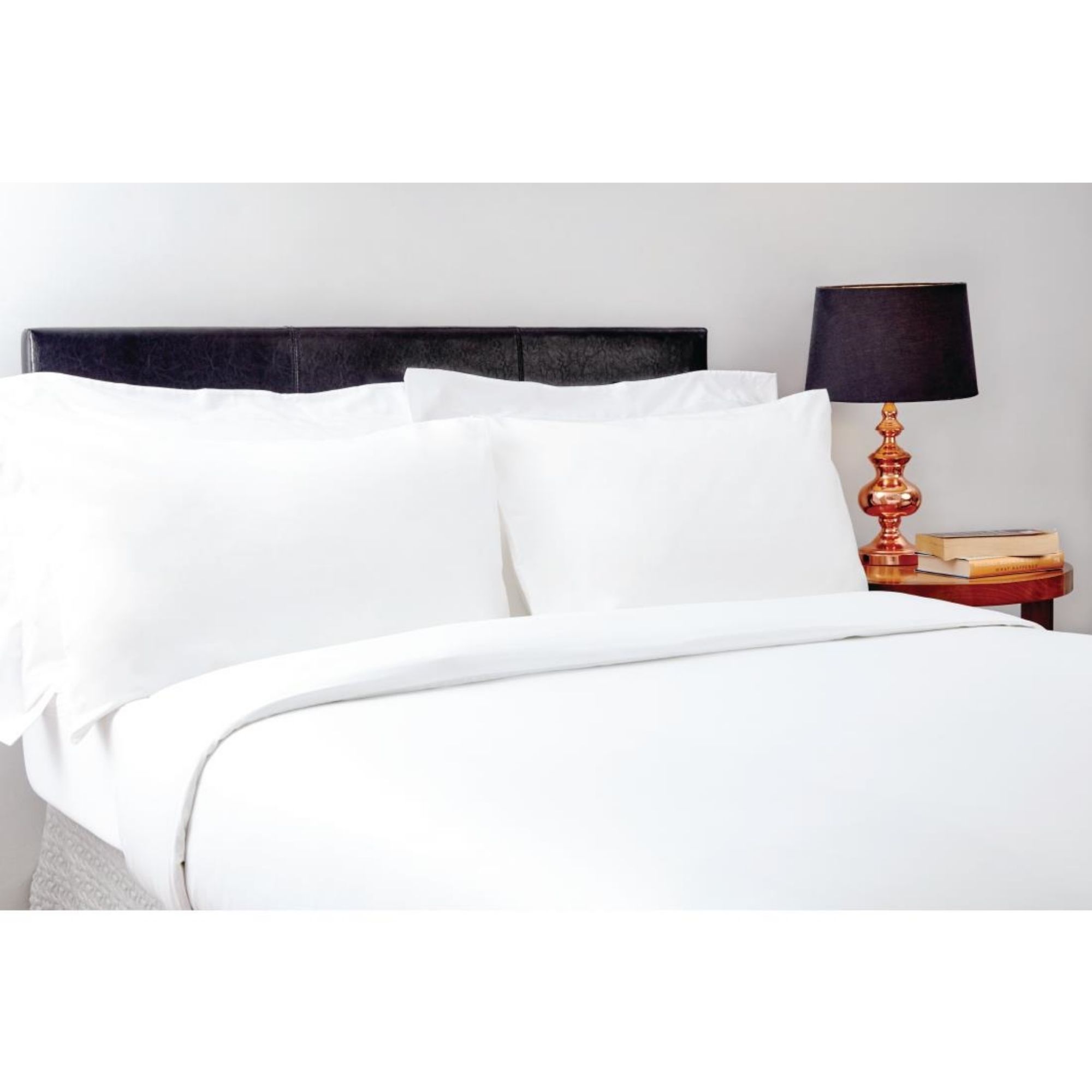 Picture of Mitre Essentials Pyramid Duvet Cover White Double - GT821