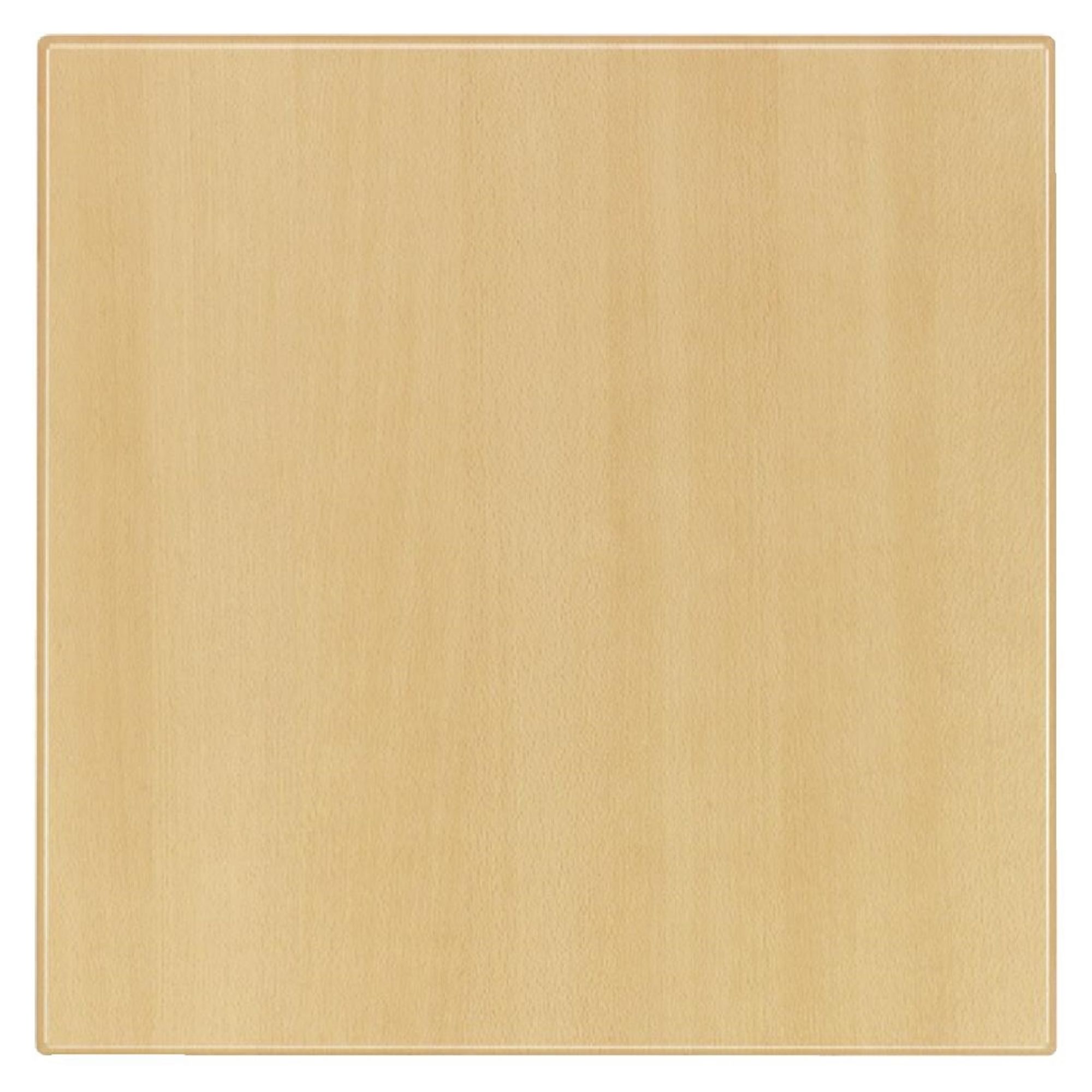 Picture of Werzalit Pre-drilled Square Table Top  Planked Beech 800mm - GR504