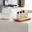 Picture of Hotel Complimentary Bolero Wooden Slatted Amenities Tray 180mm (Single) - GR388