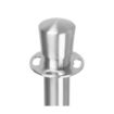 Picture of Bolero Flat Base Barrier Posts Brushed Stainless Steel (2 pack) - GP639