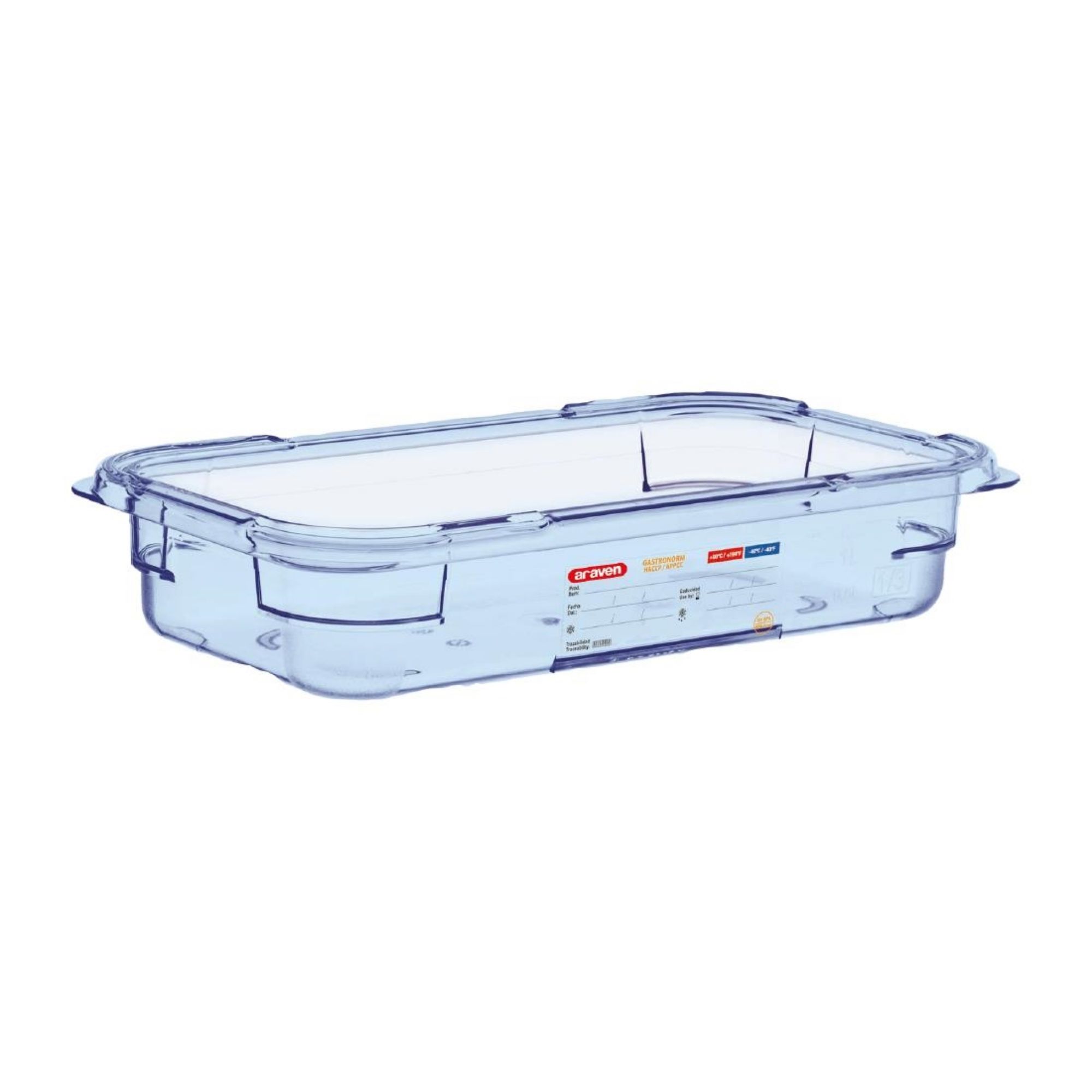 Picture of Araven ABS Food Storage Container Blue GN 1/3 65mm - GP578