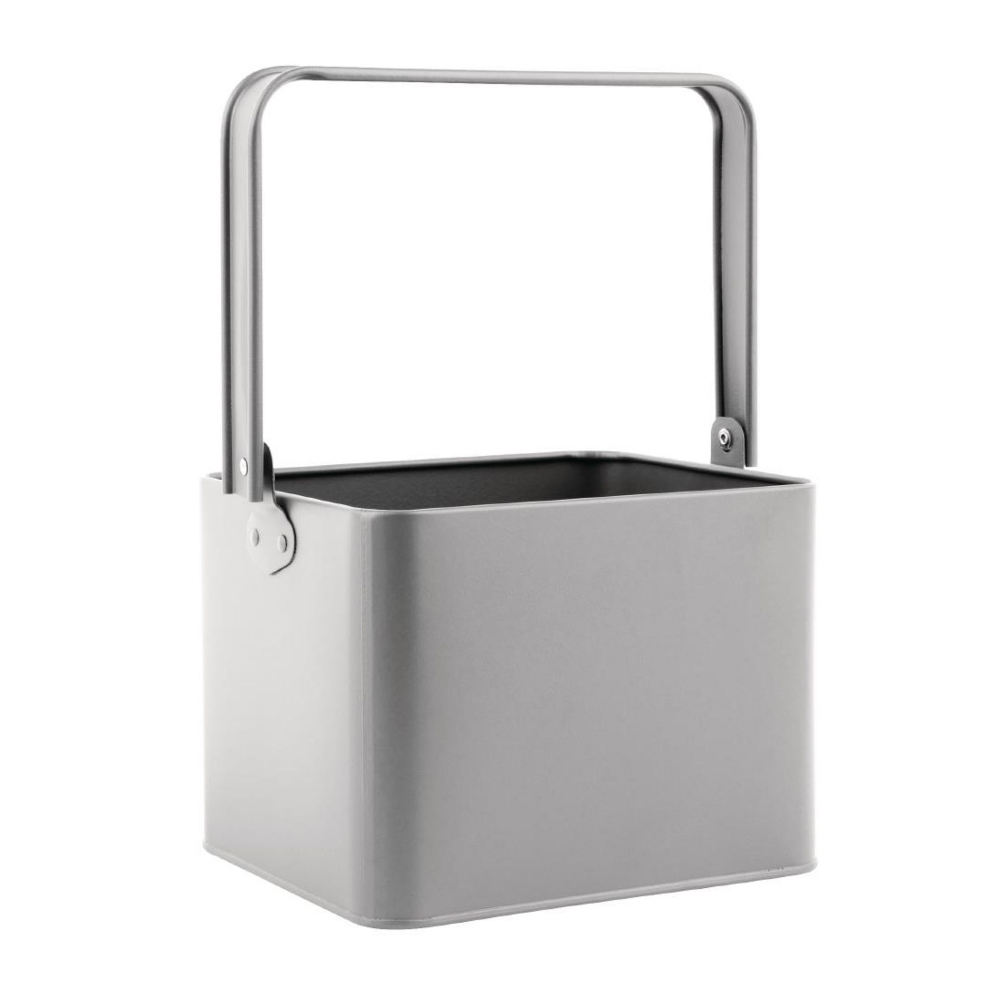 Picture of Olympia Galvanised Table Tidy Grey - GM296