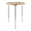 Picture of Bolero Round Ash and Aluminium Table 600mm - GL981