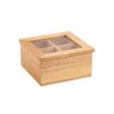 Picture of Olympia Mini Hevea Wood Tea Box - GL089