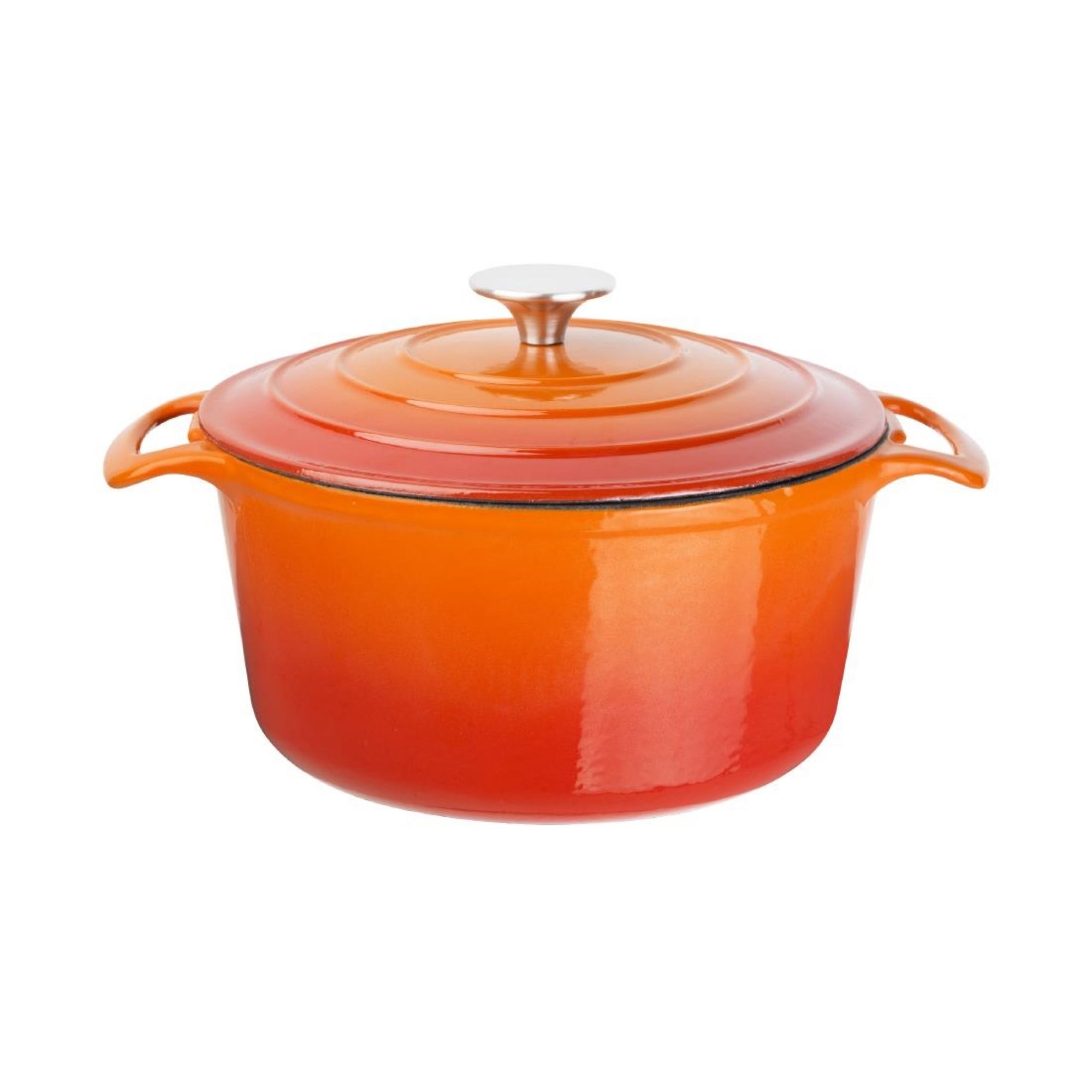 Picture of Vogue Orange Round Casserole Dish 4Ltr - GH303