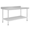 Picture of Vogue Stainless Steel Table with Upstand 1800mm - GJ509