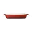 Picture of Vogue Red Rectangular Cast Iron Dish 2.8Ltr - GH320