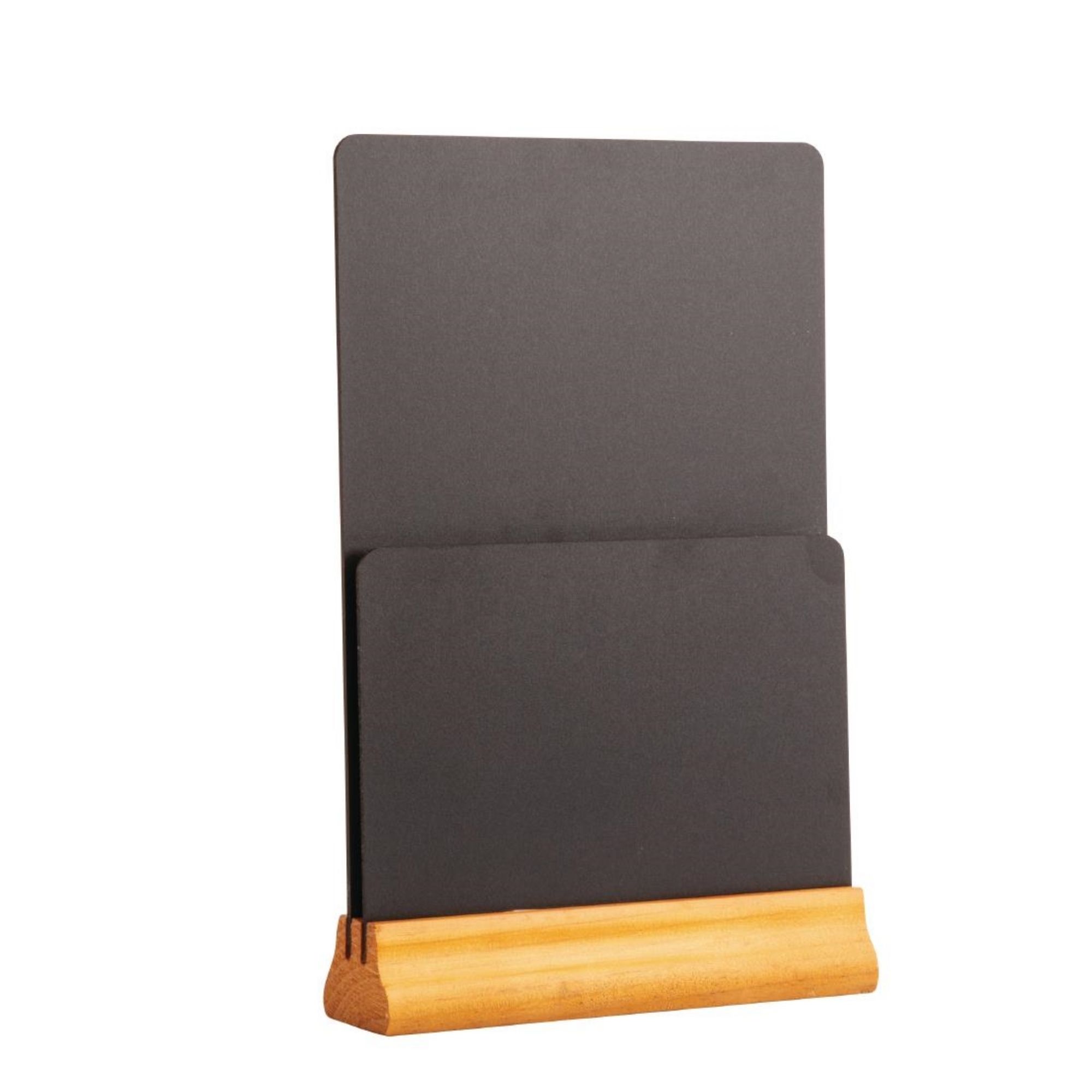 Picture of Olympia Double Blackboard Menu Holder - GJ096