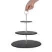 Picture of Olympia 3 Tier Slate Afternoon Tea Stand - GF991
