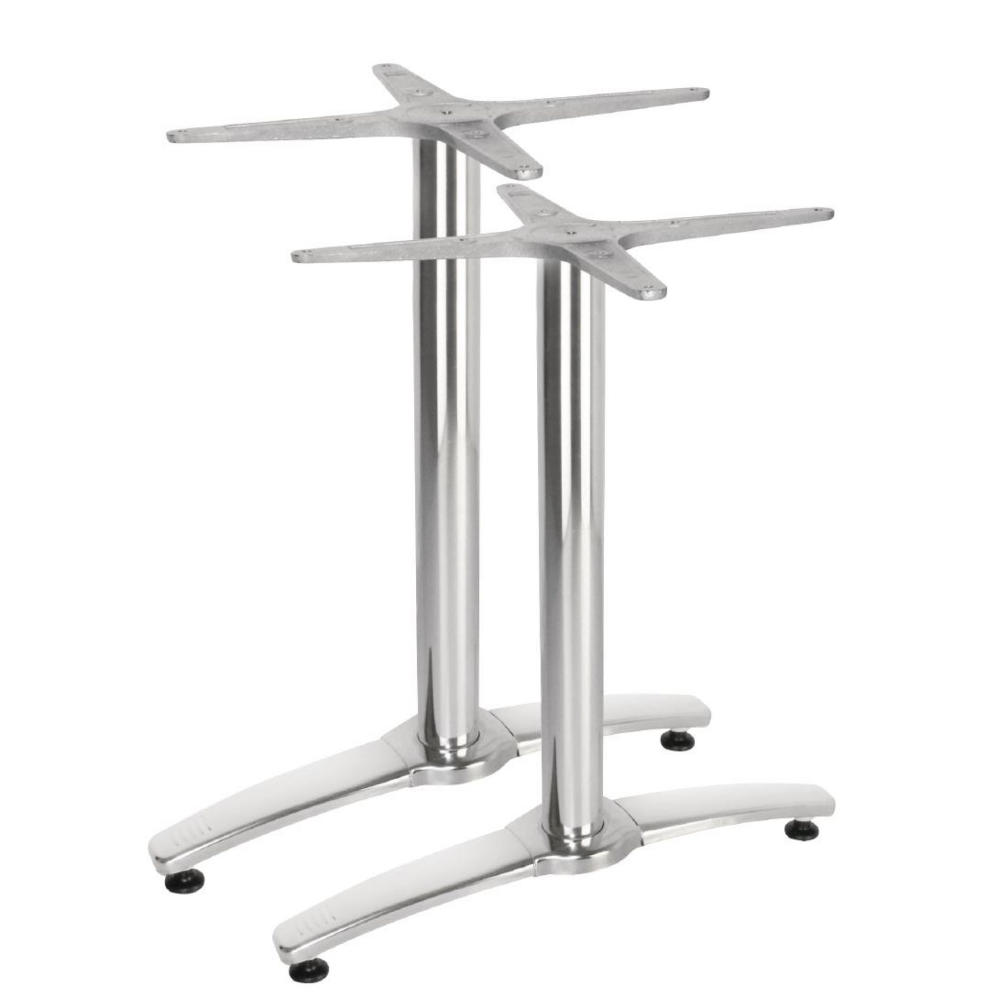 Picture of Bolero Aluminium Twin Leg Table Base (2 pack) - GH985