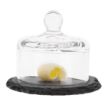 Picture of APS Slate Butter Dish Glass Cloche - GH408