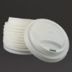Picture of Vegware Compostable Coffee Cup Lids 225ml / 8oz (1000 pack) - GH024