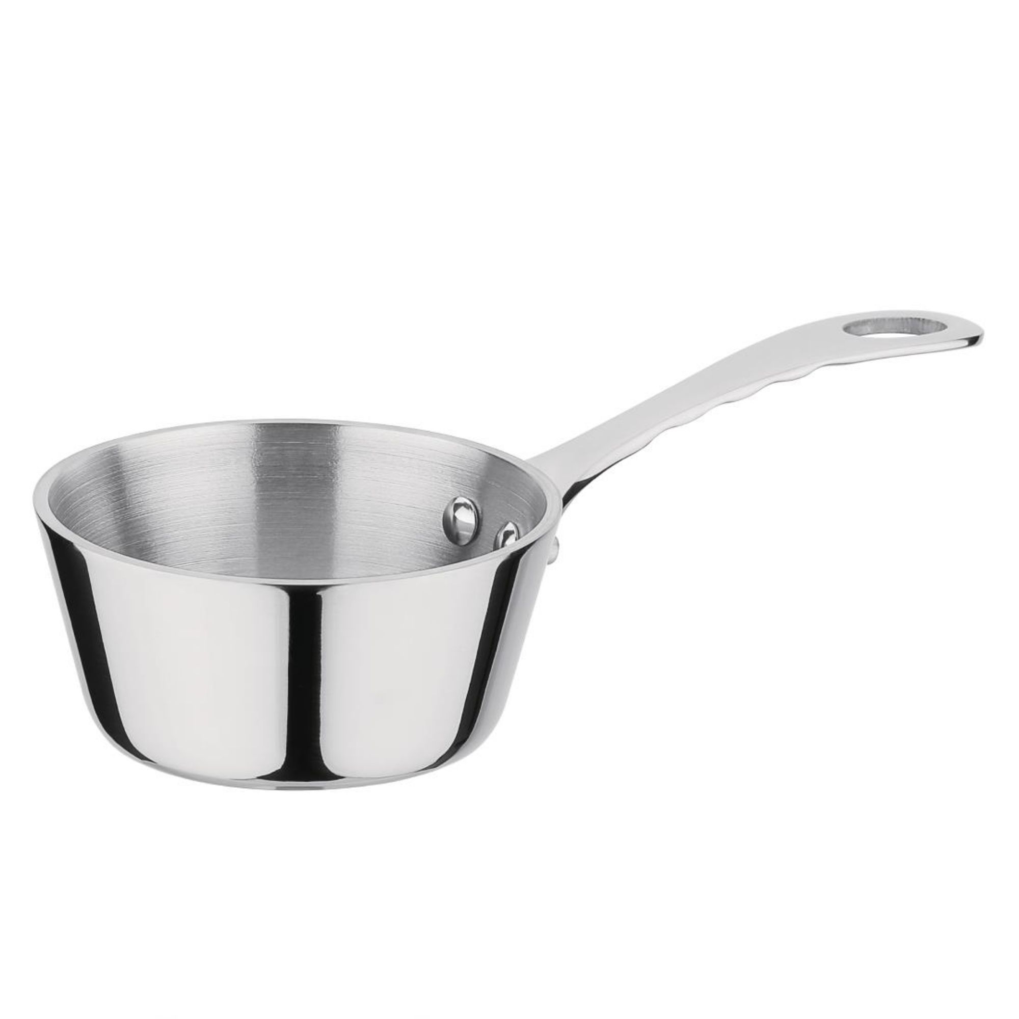 Picture of Vogue Stainless Steel Mini Gravy Pan 80mm - GG760