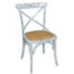 Picture of Bolero Blue Bentwood Chairs with Metal Cross Backrest (2 Pack) - GG655